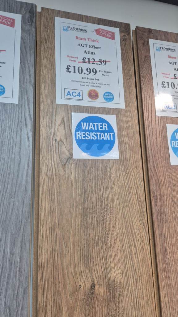 AGT Effect Atlas 8mm Laminate Flooring (CHEAPEST IN THE UK) (FREE COLLECTION)