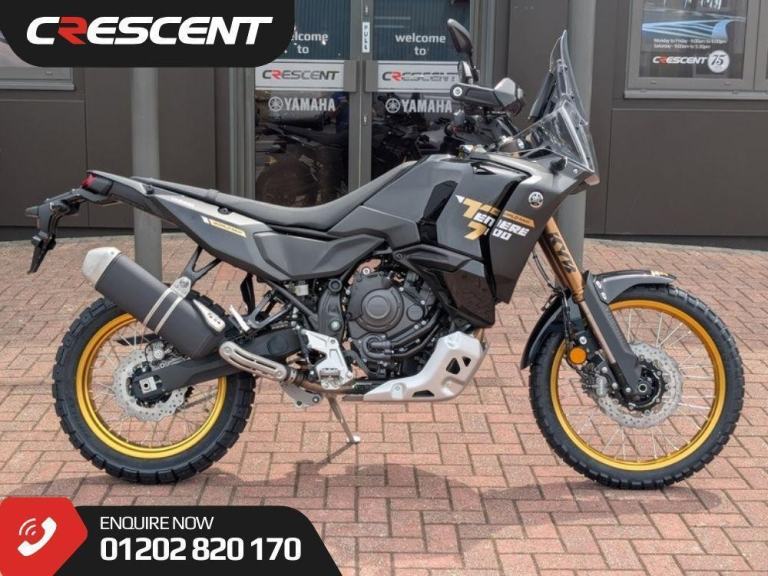 YAMAHA TENERE 700 WORLD RAID 2026 - MIDNIGHT BLACK - LATEST MODEL @ CRESCENT 