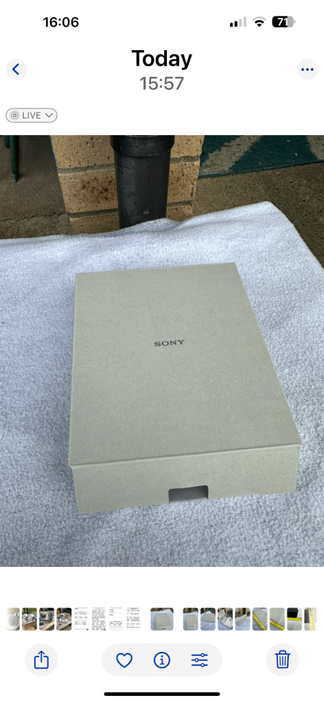 Genuine   Sony  box    