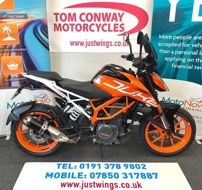 KTM 390 DUKE, 2019(19), 3 OWNERS, 5,707 MILES, FSH, IMMACULATE BIKE, £2995