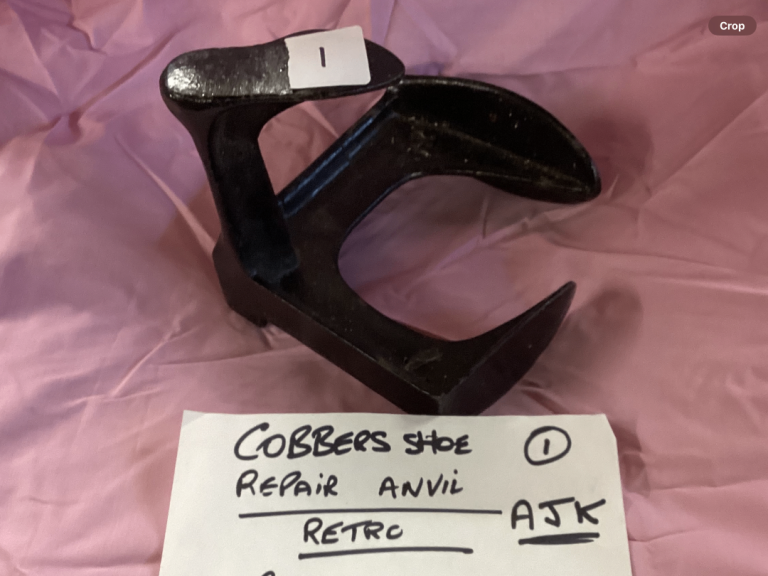 Cobblers Shoe Repair Anvil - Retro (2) anvils in this advert
