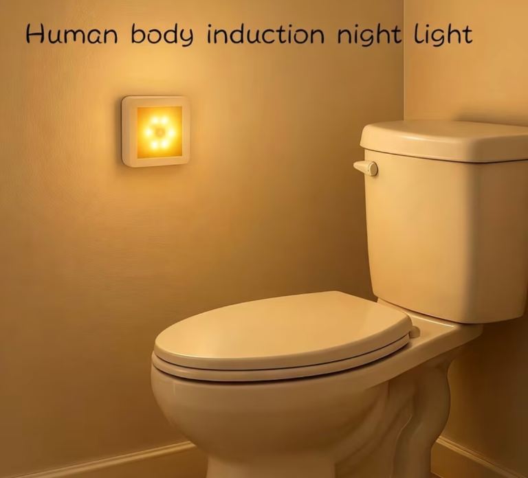 New Motion Sensor Night Light – Battery Operated, White