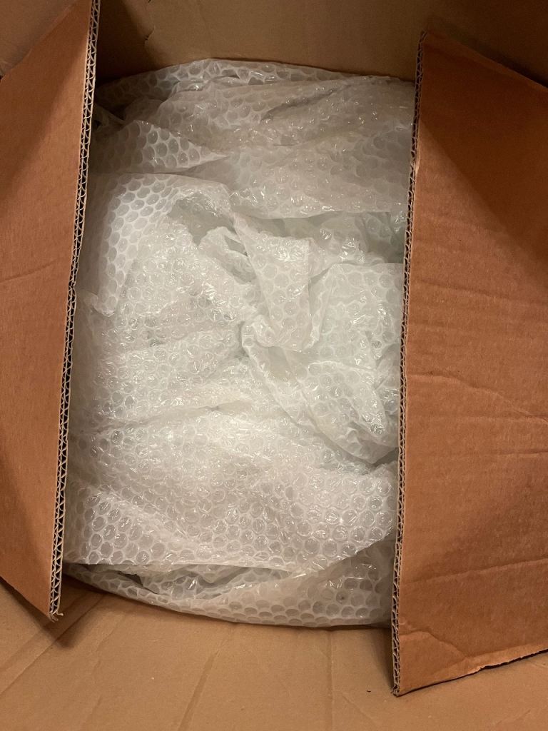 Used bubble wrap