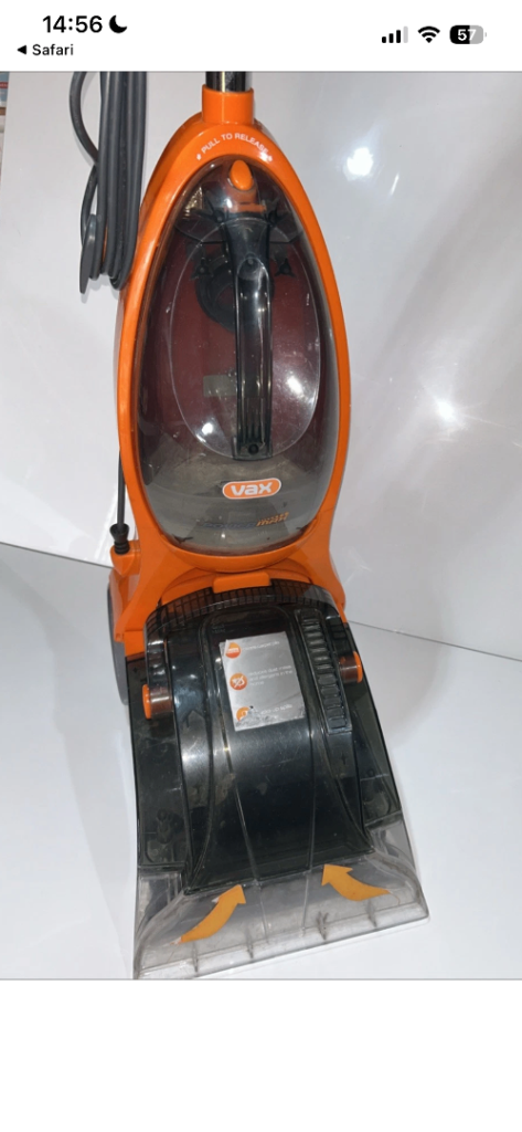 Vax vr5w power max carpet cleaner