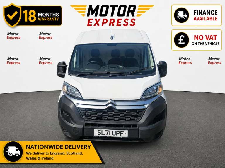 2021 Citroen Relay 2.2 BlueHDi H2 Van 140ps Enterprise PANEL VAN Diesel Manual