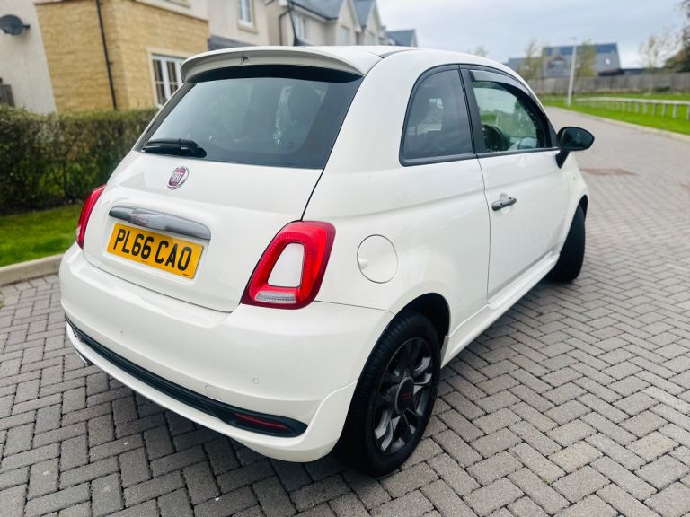 FIAT 500 S 1.2 66 PLATE LONG MOT 2026 £20 ROAD TAX 2 KEYS MINT CONDITION LOW MILES 