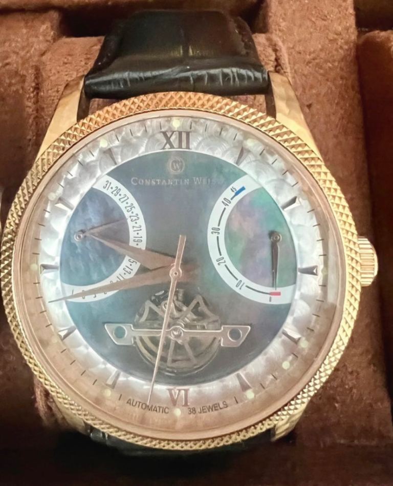 Executive mother of pearls 38 Jewels constantin weisz automatic watch
