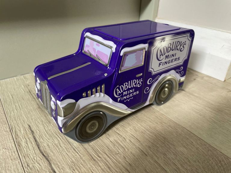 Cadburys Mini Fingers Tin Truck