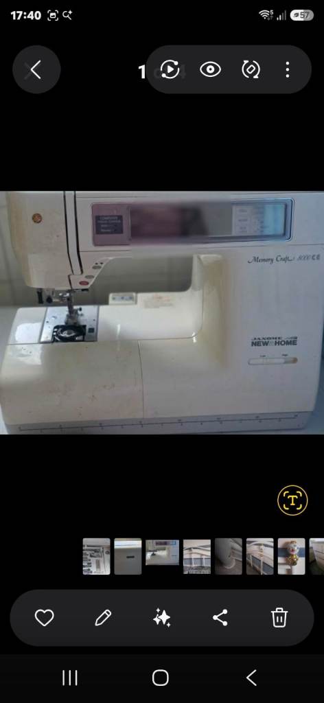new home memory craft 800ce sewing machine