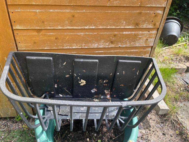 Planters Black Wall-Mounted Trough x2 good size for patio garden