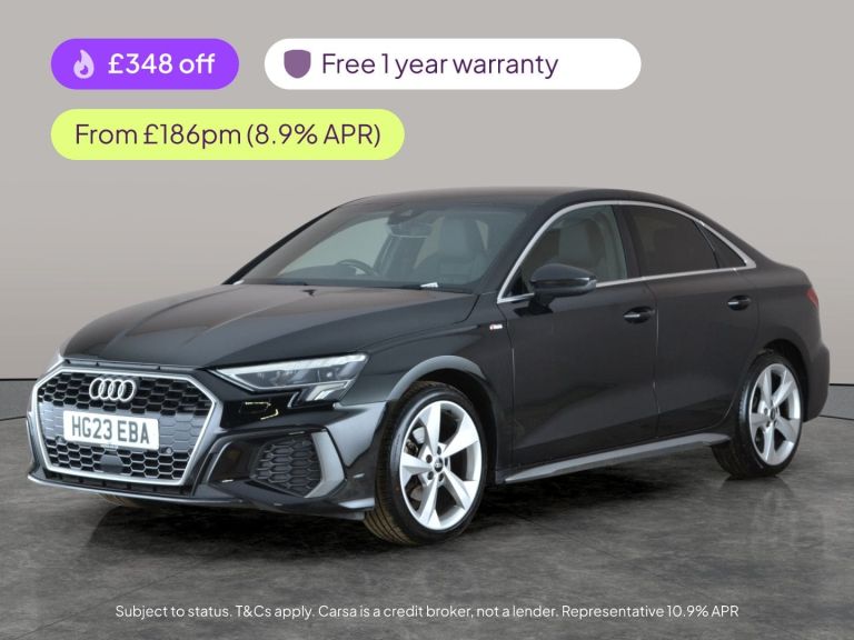 2023 Audi A3 30 TFSI S Line 4dr SALOON PETROL Manual