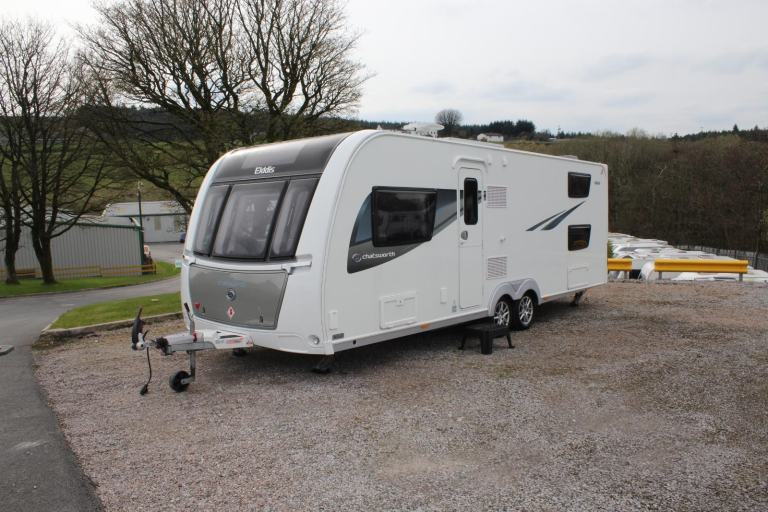 2021 Elddis Chatsworth 868 8FT Wide 6 Berth Caravan With Fixed Rear Bed & Bunks