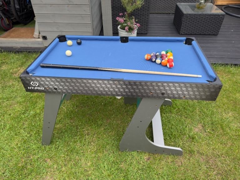 Kids pool table folding