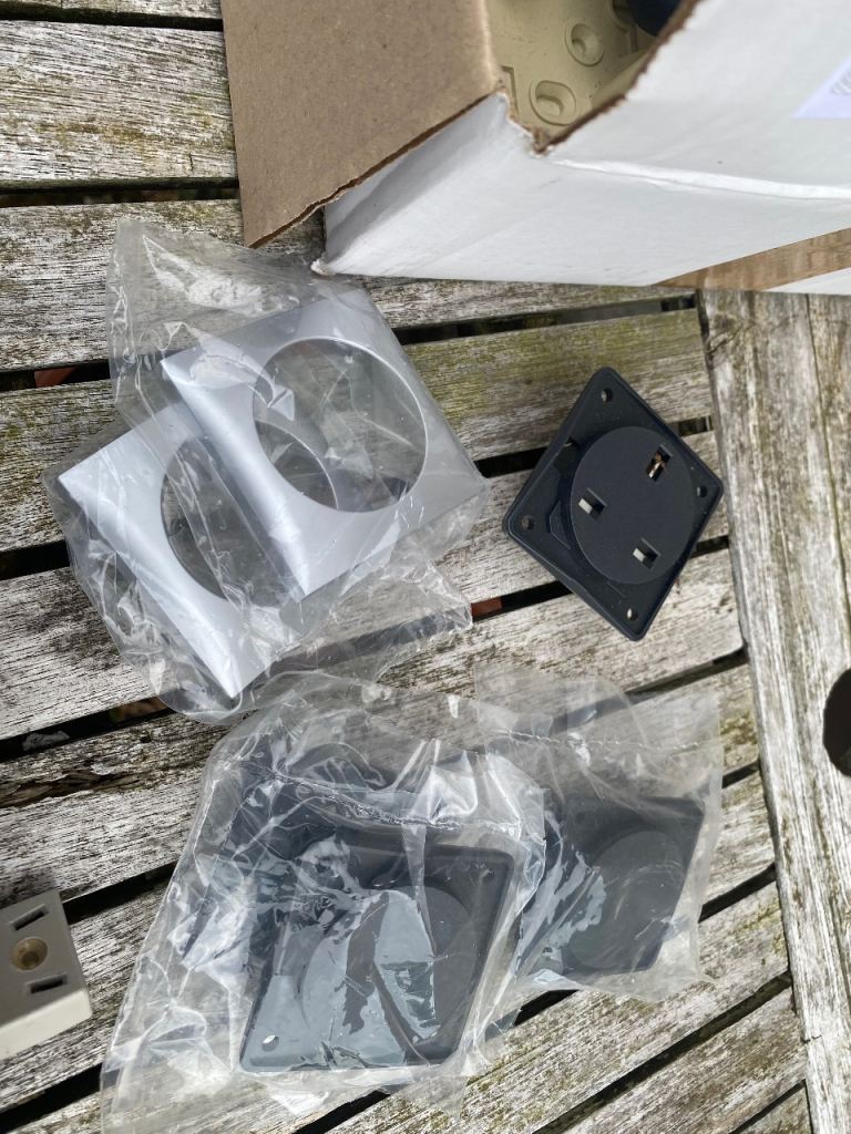Caravan Electric Sockets and backboxes