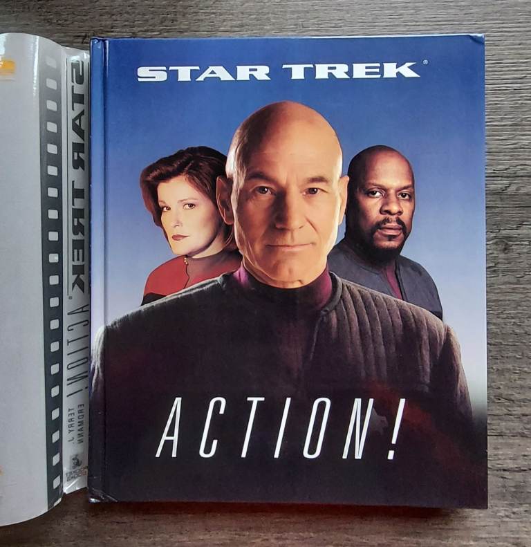 Star Trek Action! Hardcover By Terry Erdmann 1998 - excellent condition