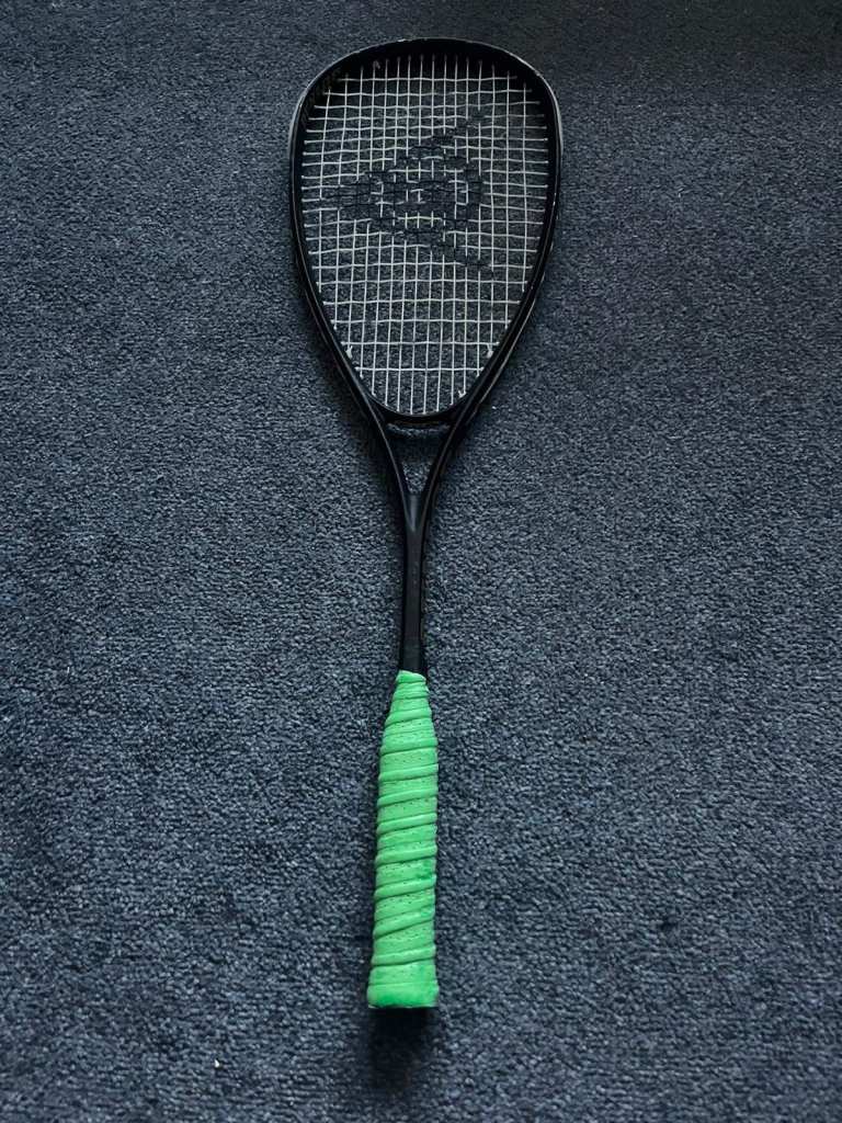 Dunlop Black Max Graphite Oversize Squash Racket