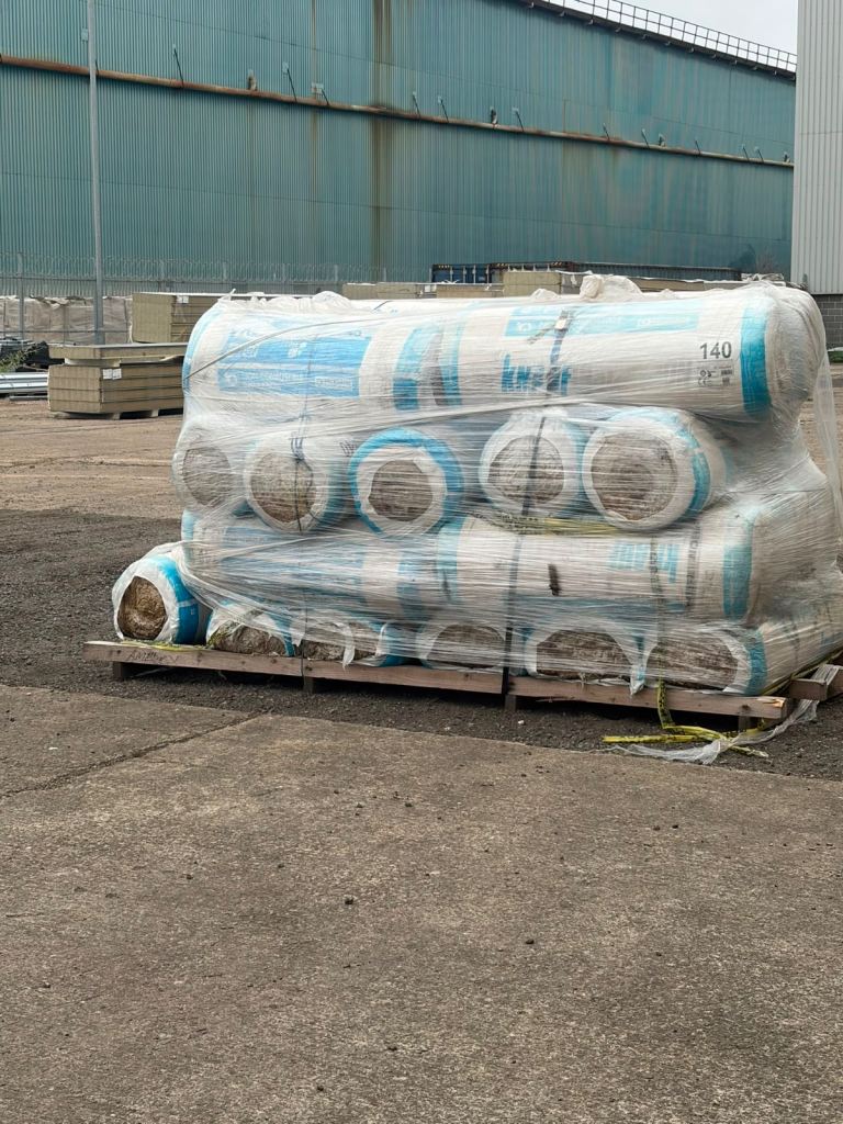 73 KNAUF Factory Clad Insulation Rolls - New