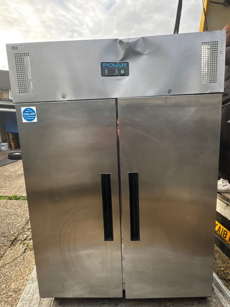Commercial double door polar fridge like new cafe shop restaurant 