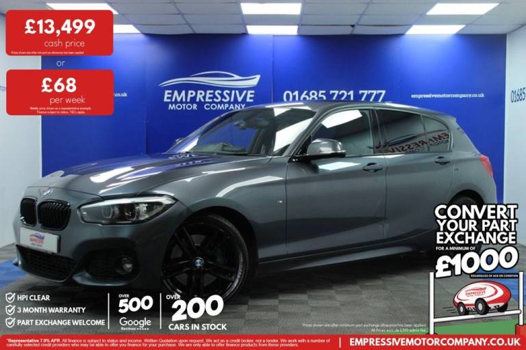 2018 W BMW 1 SERIES 1.5 116D M SPORT SHADOW EDITION HATCHBACK 5DR DIESEL MANUAL 
