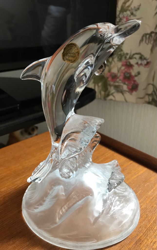 Crystal Glass Dolphin 