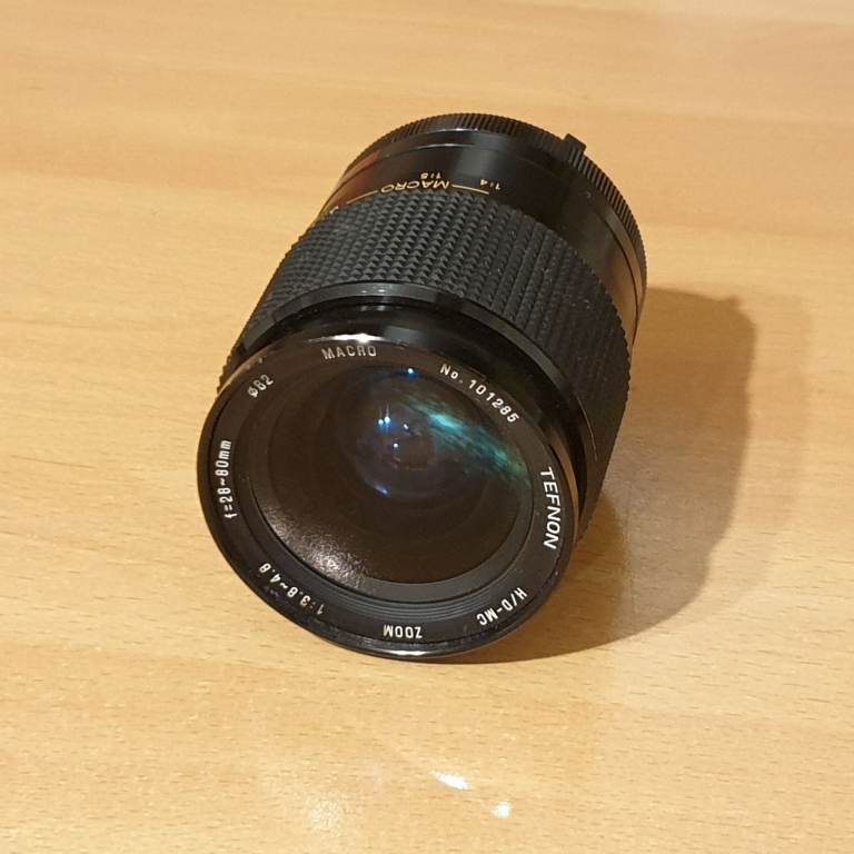 Tefnon Zoom Macro Lens f=28-80mm – Good Condition