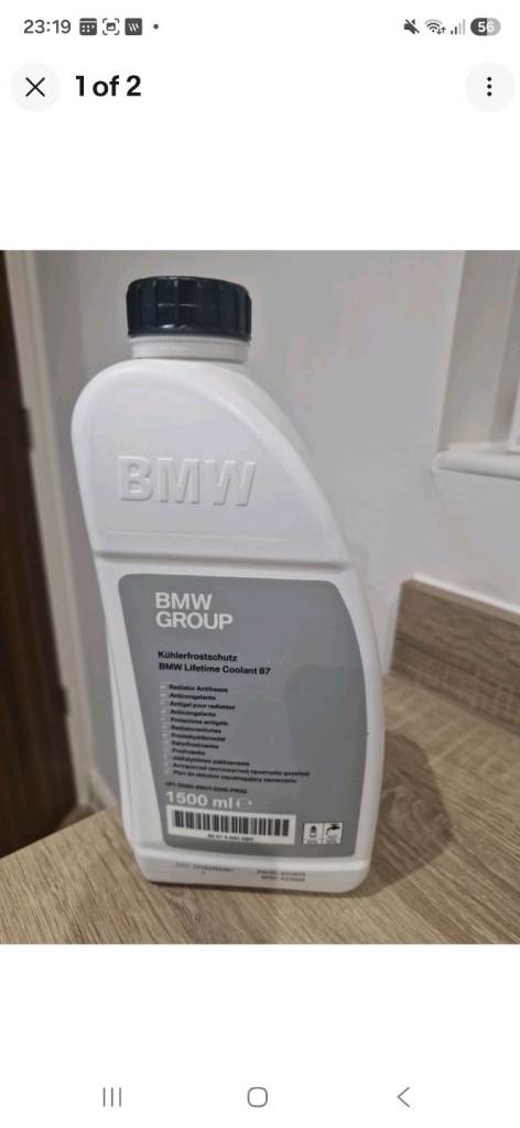 BMW Anti Freeze Coolant