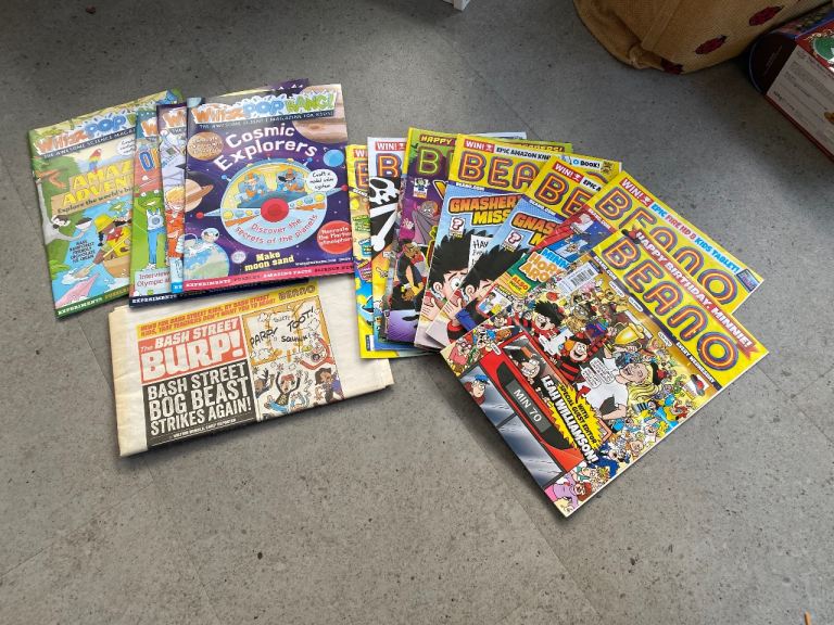 Free beano and kids magazines for collection 