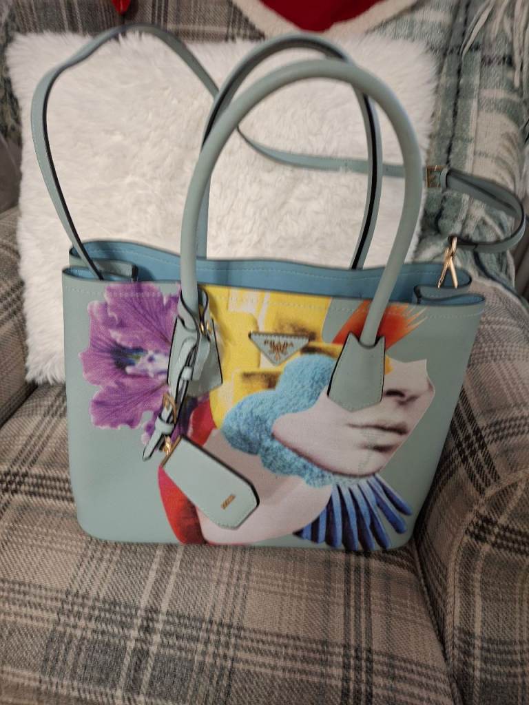 Prada bag.