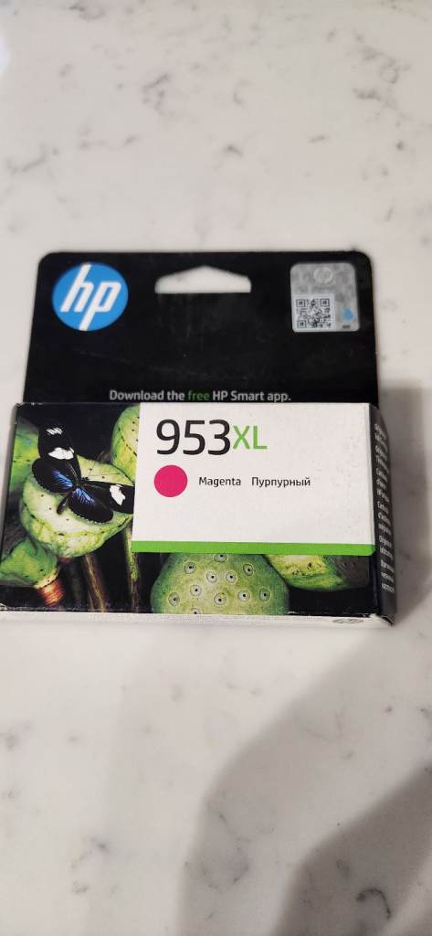 HP 953XL Magenta Ink Cartridge F6U16AE Genuine Original
