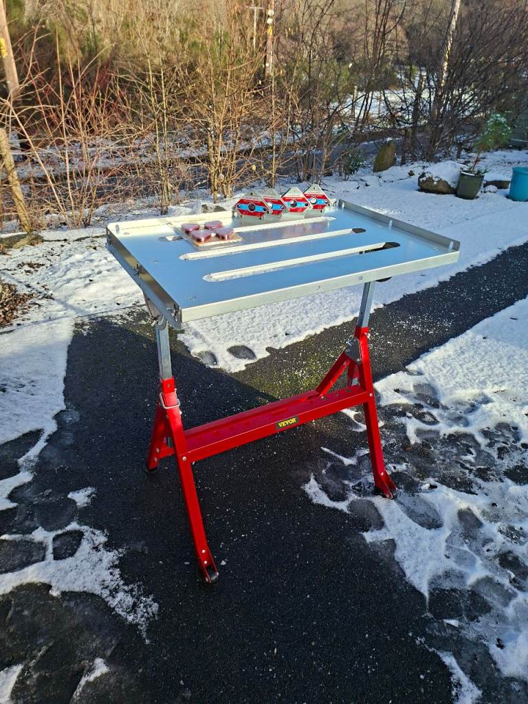 Portable Welding Table with 8 Magnetic Clamps