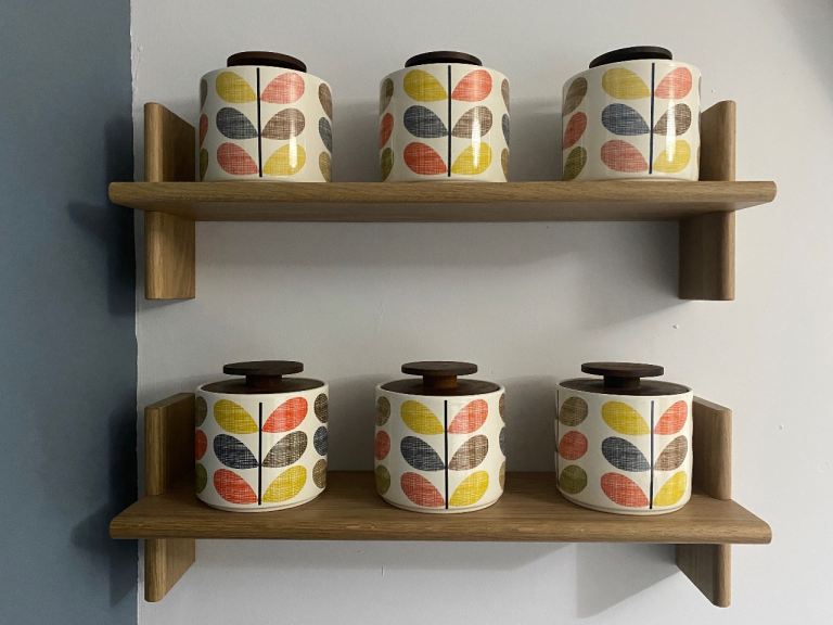 Orla Kiely scribble stem canisters x 6 (or the best 3 for £90)