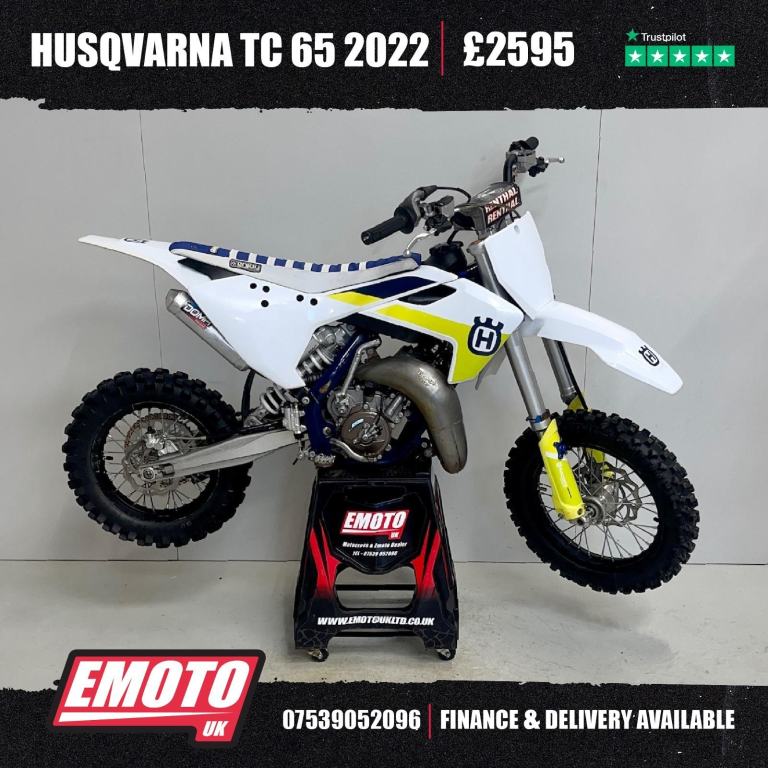 HUSQVARNA TC 65 2022 Motocross Bike 65cc @EmotoUK - Finance Available