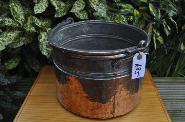 Copper cauldron pot