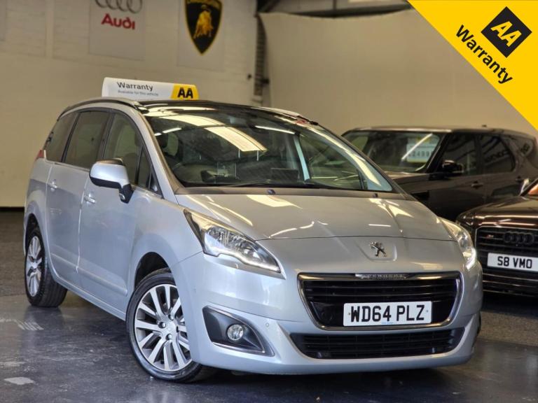 PEUGEOT 5008 2.0 HDi Allure Diesel 2014+AUTOMATIC+SATNAV+CAMRA+HEADS UP DIS+7STR