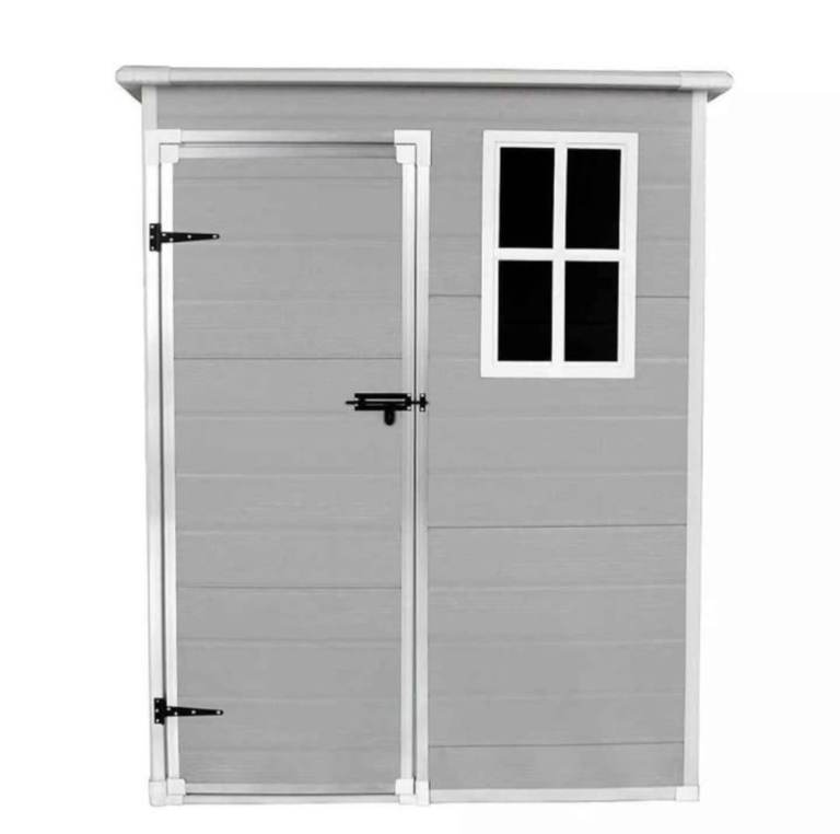 5x3FT Plastic Garden Shed (Grey)