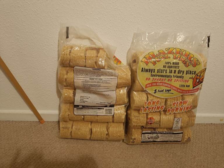 Firewood Logs, Fuel Logs and Firelighters Bundle | in East Calder, West ...