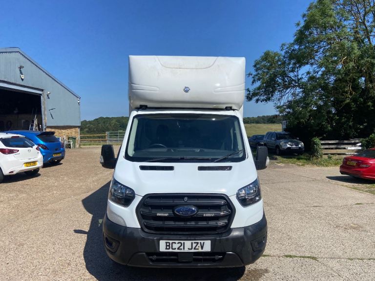 RARE FORD TRANSIT LUTON FRIDGE VAN WITH TAIL LIFT.2021. L4 EXTRA LONG BASE TWIN REAR WHEEL