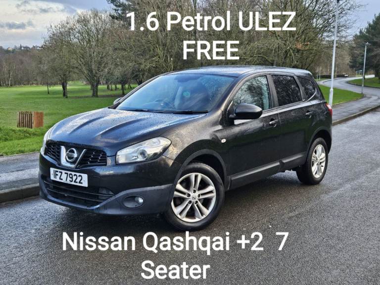 NISSAN QASHQAI+2 QASHQAI PLUS 2 , 1.6 PETROL ACENTA MODEL  7 SEATER ** 12 MONTHS MOT ** ULEZ FREE 