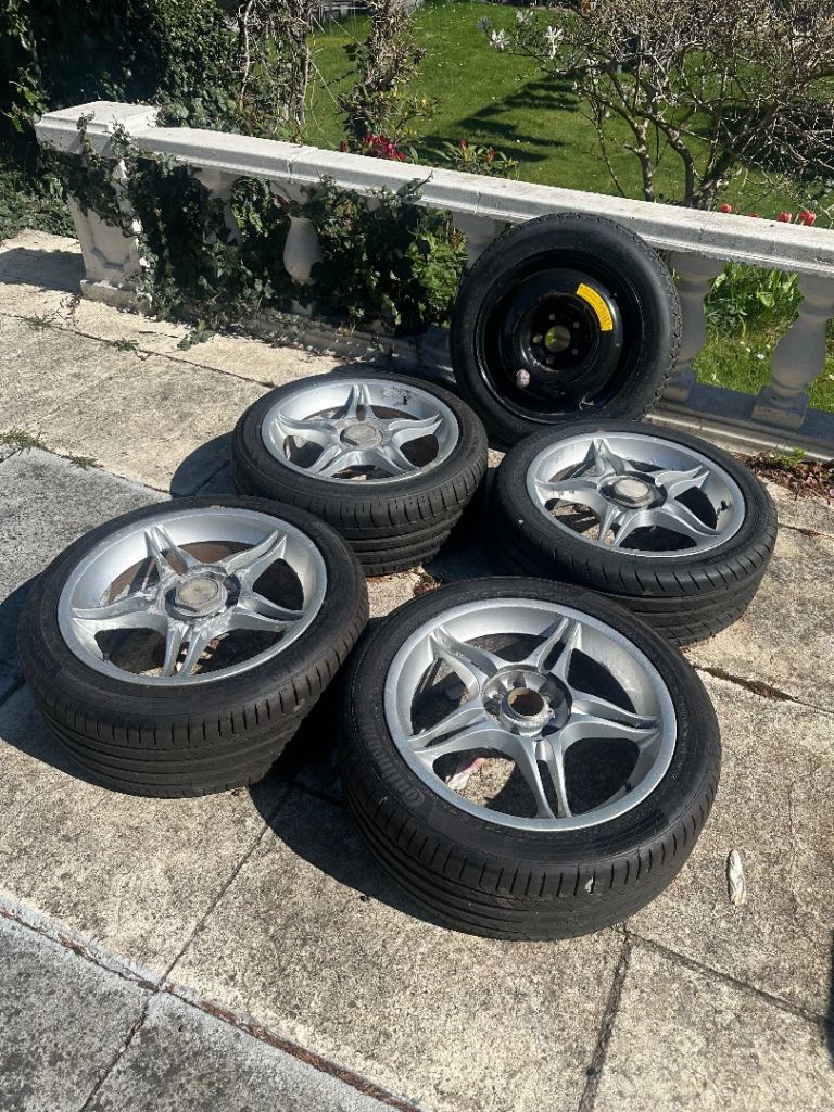 Gewalt Alloys Set of 17” alloys with tyres and spare