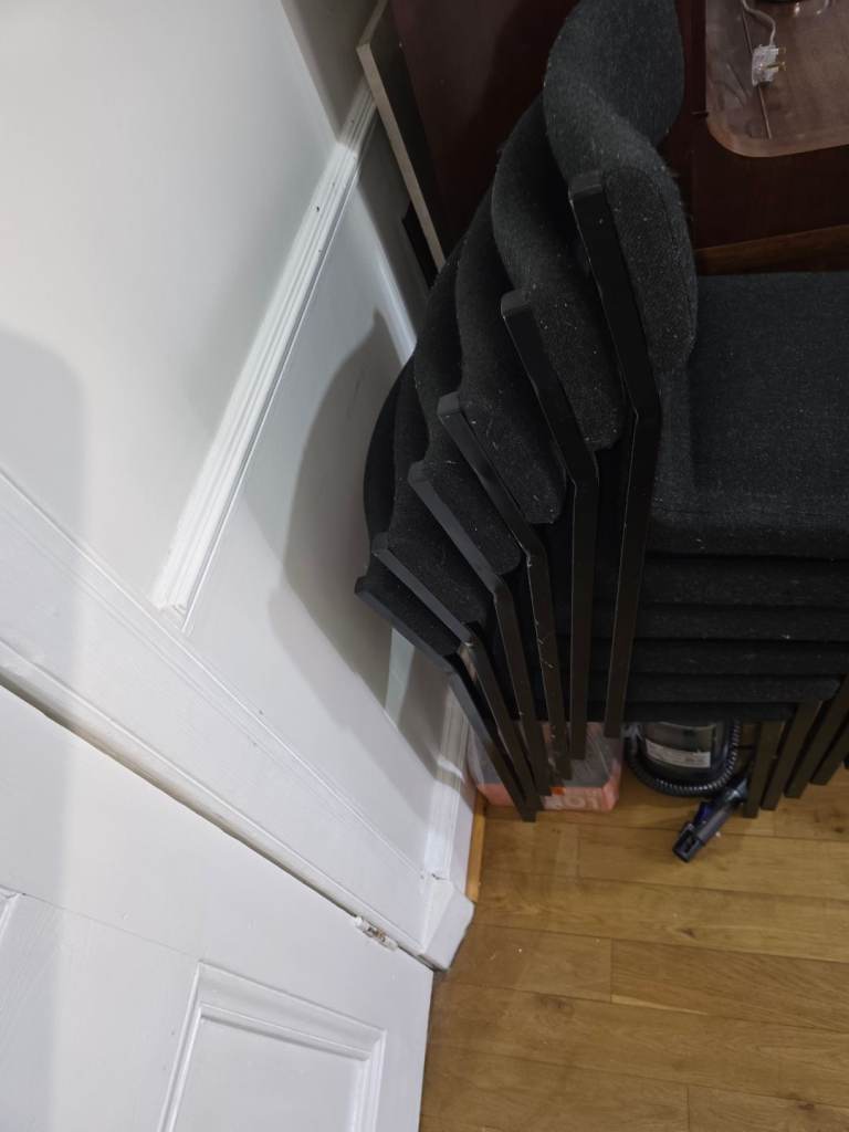 Stackable Chairs x6 more available 