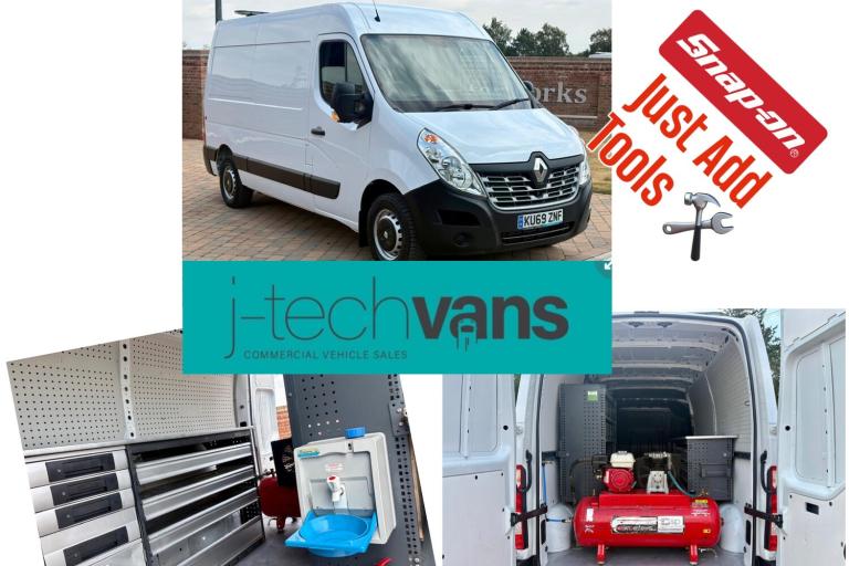 2019 Renault Master / Vauxhall Movano L2 Mwb Van *** HGV / Agri / Plant Fitters Van *** PANEL VAN...