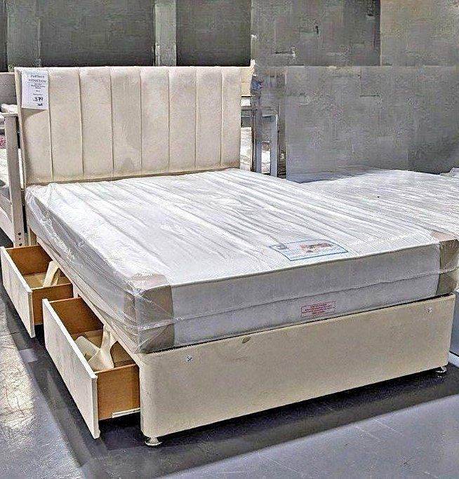 image for  Perfect Christmas Gift 🎄: Divan Double Bed & Mattress | Same-Day Delivery Today! **