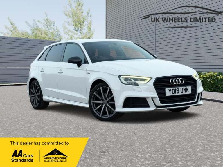 2019 Audi A3 1.0 TFSI 30 Black Edition Sportback S Tronic Euro 6 (s/s) 5dr HATCHBACK Petrol Autom...