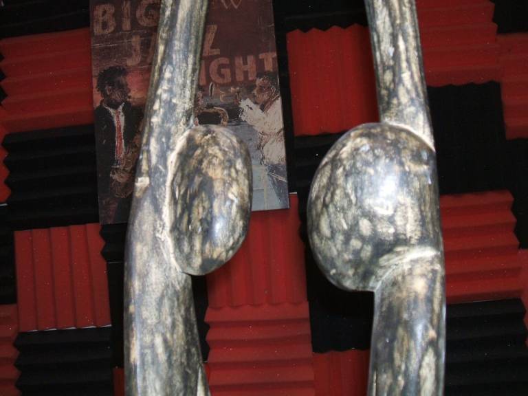 African Ghana wooden ornaments 