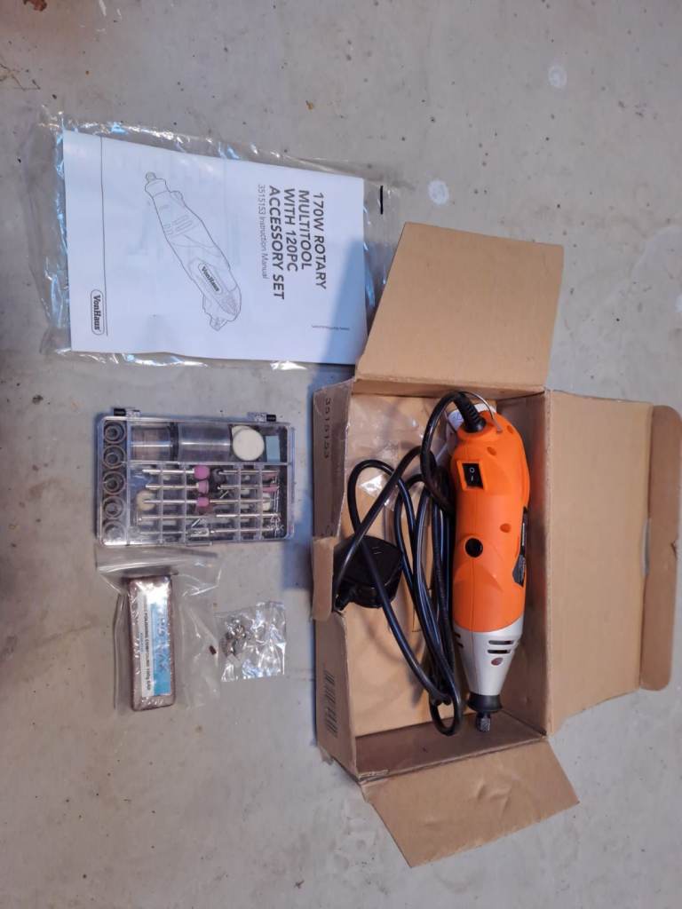 170W Rotary Tool with Accessory Kit