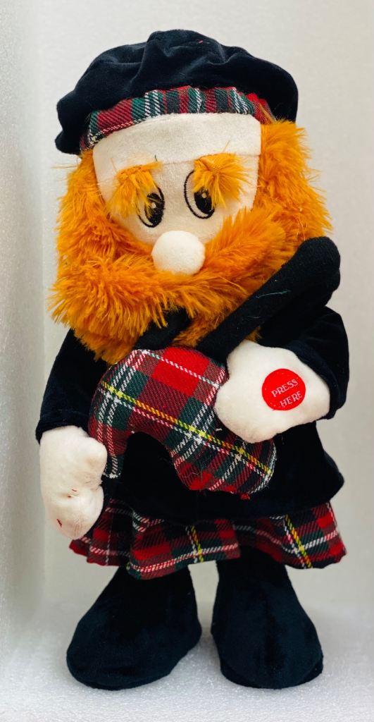 Scotty the music piper dancing