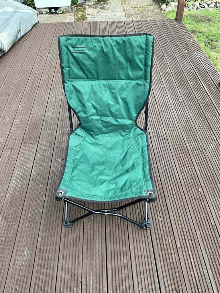 Folding low rise seat. Fishing/camping