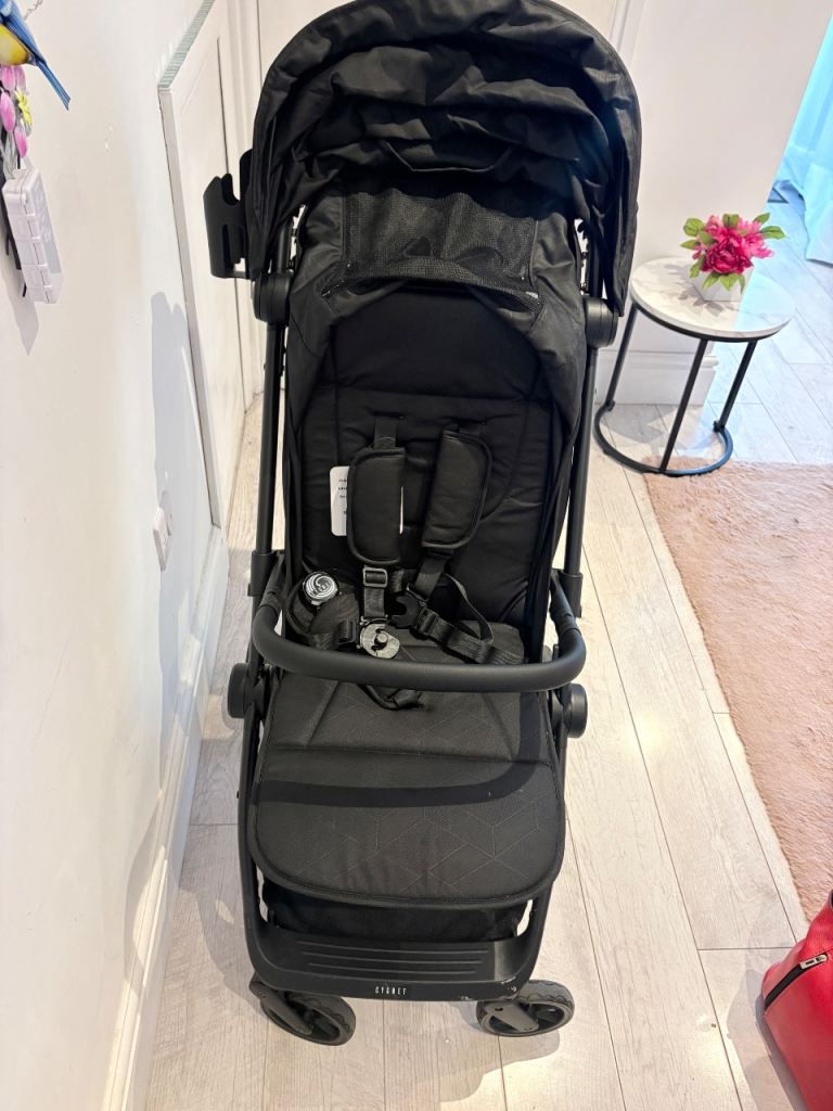 As new Cygnet pushchair/stroller from newborn, with new raincover and cup holder. 