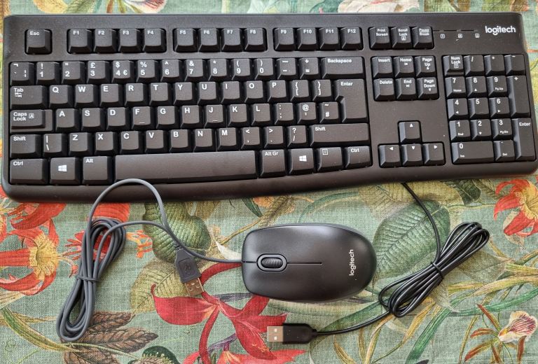 Logitech Wired Keyboard and Mouse Bundle