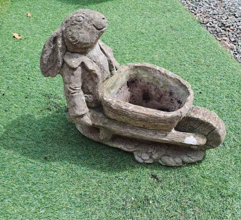 Stone garden planter 